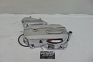 Ducati Motorcycle Aluminum Engine Cover Piece AFTER Chrome-Like Metal Polishing and Buffing Services / Restoration Services - Aluminum Polishing Services