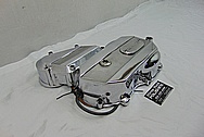 Ducati Motorcycle Aluminum Engine Cover Piece AFTER Chrome-Like Metal Polishing and Buffing Services / Restoration Services - Aluminum Polishing Services