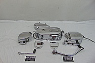 Ducati Motorcycle Aluminum Engine Cover Pieces AFTER Chrome-Like Metal Polishing and Buffing Services / Restoration Services - Aluminum Polishing Services