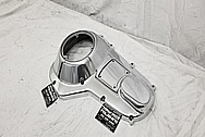 1995 Harley Davidson Aluminum Primary Cover AFTER Chrome-Like Metal Polishing and Buffing Services / Restoration Services - Motorcycle Aluminum Polishing