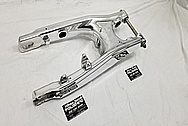 2019 Yamaha KTM 85 Motorcycle Aluminum Swingarm AFTER Chrome-Like Metal Polishing and Buffing Services / Restoration Services - Motorcycle Aluminum Polishing