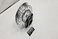 1970's Aluminum Motorcycle Hubs and Brake Parts AFTER Chrome-Like Metal Polishing - Aluminum Polishing Services