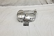 1978 Yamaha XS650 Motorcycle Aluminum Engine Cover AFTER Chrome-Like Metal Polishing and Buffing Services / Restoration Services - Aluminum Polishing - Motorcycle Polishing 