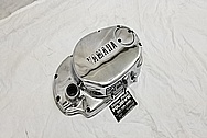 1978 Yamaha XS650 Motorcycle Aluminum Engine Cover AFTER Chrome-Like Metal Polishing and Buffing Services / Restoration Services - Aluminum Polishing - Motorcycle Polishing 