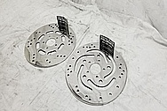 Harley Davidson Motorcycle Stainless Steel Brake Rotors AFTER Chrome-Like Metal Polishing and Buffing Services / Restoration Services - Stainless Steel Polishing - Motorcycle Polishing