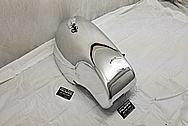 Norton Aluminum Motorcycle Gas Tank AFTER Chrome-Like Metal Polishing and Buffing Services / Restoration Services - Aluminum Polishing