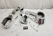 Aluminum Motorcycle Parts AFTER Chrome-Like Metal Polishing and Buffing Services / Restoration Services - Aluminum Polishing