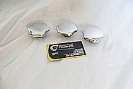 Vincent Black Shadow Aluminum Motorcycle Caps AFTER Chrome-Like Metal Polishing and Buffing Services