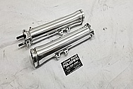 Aluminum Front Motorcycle Lower Forks AFTER Chrome-Like Metal Polishing and Buffing Services / Restoration Services - Aluminum Polishing 