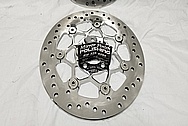 Motorcycle Steel Brake Rotors AFTER Chrome-Like Metal Polishing and Buffing Services / Restoration Services - Steel Polishing