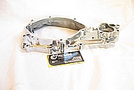 Honda CR500R Motorcross Motorcycle Dirt Bike Aluminum Engine Case AFTER Chrome-Like Metal Polishing and Buffing Services