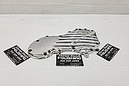 1950 Harley Davidsion Panhead Aluminum Chrome Plated Cover Original Alcoa Casting from 1940's AFTER Chrome-Like Metal Polishing and Buffing Services - Aluminum Polishing Services