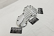 1950 Harley Davidsion Panhead Aluminum Chrome Plated Cover Original Alcoa Casting from 1940's AFTER Chrome-Like Metal Polishing and Buffing Services - Aluminum Polishing Services