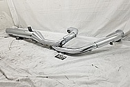Motorcycle Exhaust AFTER Chrome-Like Metal Polishing and Buffing Services - Steel Polishing Services