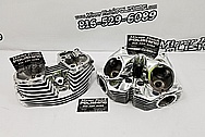 Motorcycle Aluminum Cylinder Heads AFTER Chrome-Like Metal Polishing and Buffing Services / Restoration Services