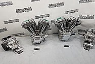 Harley Davidson Aluminum S&S Engine, Aluminum Heads, Aluminum Cylinders, Aluminum Transmissions Project AFTER Chrome-Like Metal Polishing - Aluminum Polishing Services