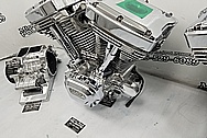 Harley Davidson Aluminum S&S Engine, Aluminum Heads, Aluminum Cylinders, Aluminum Transmissions Project AFTER Chrome-Like Metal Polishing - Aluminum Polishing Services