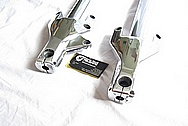 Aluminum Motorcycle Front Fork AFTER Chrome-Like Metal Polishing and Buffing Services