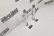 Motorcycle Aluminum Fork Legs BEFORE Chrome-Like Metal Polishing and Buffing Services - Aluminum Polishing 