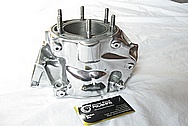 Honda ATV 4-Wheeler Aluminum Engine Case AFTER Chrome-Like Metal Polishing and Buffing Services