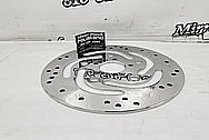 Stainless Steel Harley Davidson Brake Rotor AFTER Chrome-Like Metal Polishing and Buffing Services - Stainless Steel Polishing