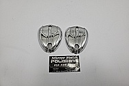 Lambretta Scooter Aluminum Cover Pieces AFTER Chrome-Like Metal Polishing - Aluminum Polishing