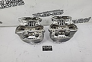 Harley Davidson Aluminum Cylinder Heads AFTER Chrome-Like Metal Polishing and Buffing Services / Restoration Services - Aluminum Polishing