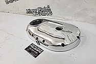 Motorcycle Engine Cover Piece AFTER Chrome-Like Metal Polishing and Buffing Services / Restoration Services - Aluminum Polishing