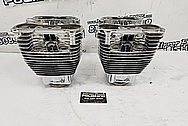 Harley Davidson Motorcycle Cylinders and Heads AFTER Chrome-Like Metal Polishing and Buffing Services / Restoration Services - Aluminum Polishing - Motorcycle Polishing 