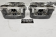 Harley Davidson Motorcycle Cylinders and Heads AFTER Chrome-Like Metal Polishing and Buffing Services / Restoration Services - Aluminum Polishing - Motorcycle Polishing 