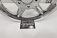 Harley Davidson Aluminum Motorcycle Wheels BEFORE Chrome-Like Metal Polishing and Buffing Services / Restoration Services - Aluminum Polishing - Motorcycle Polishing