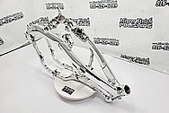 2019 Honda CRF450R Aluminum Motorcycle Frame AFTER Chrome-Like Metal Polishing and Buffing Services / Restoration Services - Aluminum Polishing - Motorcycle Polishing