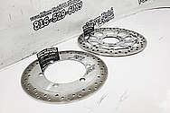 Steel Motorcycle Brake Rotor Project AFTER Chrome-Like Metal Polishing - Aluminum Polishing - Steel Brake Rotor