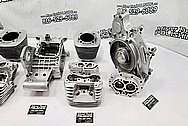 Harley Davidson Engine Parts AFTER Chrome-Like Metal PREP FOR PAINT SERVICE - Aluminum Polishing - Motorcycle Parts Polishing