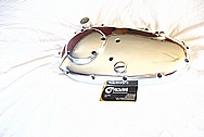 Aluminum Motorcycle Engine Cover AFTER Chrome-Like Metal Polishing and Buffing Services Plus Custom Cutting Servicess 