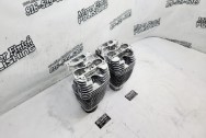 Harley Davidson S&S Heads and Cylinders AFTER Chrome-Like Metal Polishing and Buffing Services / Restoration Services - Aluminum Polishing - Motorcycle Polishing 