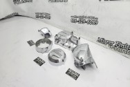 Kawasaki Motorcycle Engine Cover Parts AFTER Chrome-Like Metal Polishing and Buffing Services / Restoration Services - Aluminum Polishing - Motorcycle Polishing 