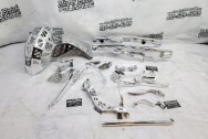 Husqvarna Aluminum Dirt Bike Parts AFTER Chrome-Like Metal Polishing and Buffing Services / Restoration Services - Aluminum Polishing - Motorcycle Polishing