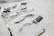 Husqvarna Aluminum Dirt Bike Parts AFTER Chrome-Like Metal Polishing and Buffing Services / Restoration Services - Aluminum Polishing - Motorcycle Polishing