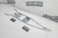Steel Motorcycle Sissy Bar AFTER Chrome-Like Metal Polishing and Buffing Services / Restoration Services - Aluminum Polishing - Motorcycle Polishing