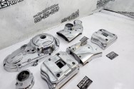 Harley Davidson Motorcycle Parts AFTER Chrome-Like Metal Polishing and Buffing Services / Restoration Services - Aluminum Polishing - Motorcycle Polishing