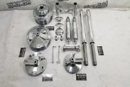 1965 Ducati 250 Scrambler Motorcycle Parts AFTER Chrome-Like Metal Polishing and Buffing Services / Restoration Services - Aluminum Polishing - Motorcycle Polishing