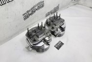 Harley Davidson Panhead Cylinder Heads AFTER Chrome-Like Metal Polishing and Buffing Services / Restoration Services - Aluminum Polishing - Motorcycle Polishing