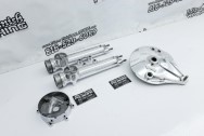 Aluminum Motorcycle Project AFTER Chrome-Like Metal Polishing - Aluminum Polishing | Finishing Services | Polishing Services 