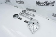 Aluminum Motorcycle Cover and Block AFTER Chrome-Like Metal Polishing - Aluminum Polishing | Finishing Services | Polishing Services 