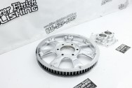 Motorcycle Sprocket and Fuel Injection Piece AFTER Chrome-Like Metal Polishing | Aluminum Polishing | Motorcycle Polishing Service