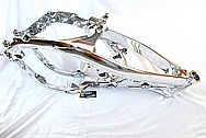 Motorcycle Sport Bike Aluminum Frame AFTER Chrome-Like Metal Polishing and Buffing Services
