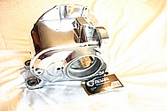 1948 Indian Motorcycle Aluminum Engine Case AFTER Chrome-Like Metal Polishing and Buffing Services