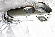 2003 Indian Scout Motorcycle Aluminum Engine Cover AFTER Chrome-Like Metal Polishing and Buffing / Restoration Services