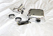 Aluminum Motorcycle Engine Parts AFTER Chrome-Like Metal Polishing and Buffing Services / Restoration Services 